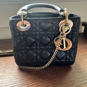 AUTHENTIC Mini lady Dior black